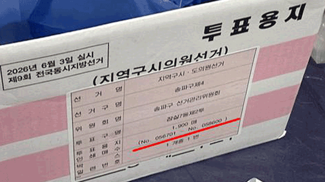 ‘인쇄매수 1,900매’ 투표함 등 증거 보전…법원 일부 인용