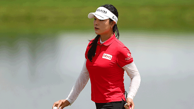 <b>윤이나</b>, LPGA 메이저 여자PGA챔피언십 첫날 9언더파 단독 1위