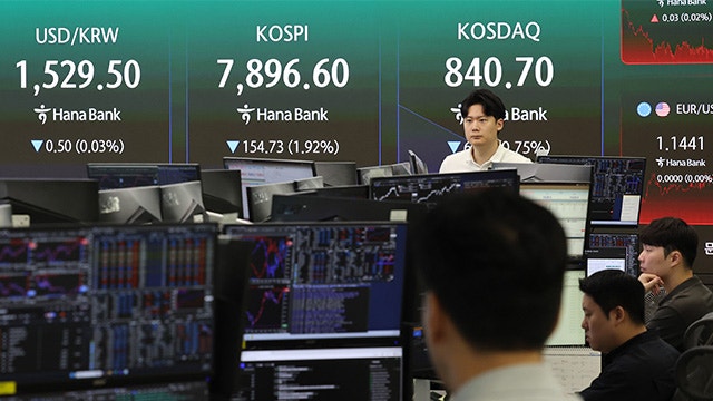 코스피, 8%대 급락에 서킷브레이커 발동
