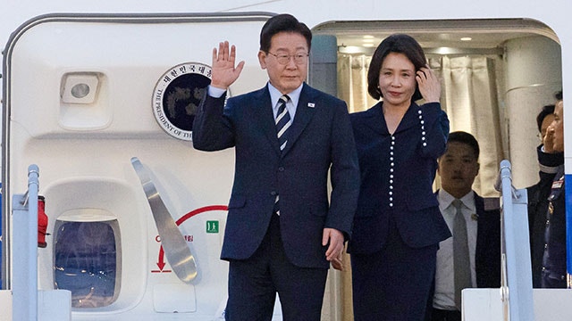 이 대통령, 파리 도착…오늘 밤 마크롱과 정상회담