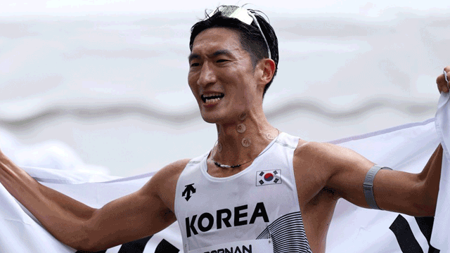 4번째 도전서 첫 메달…<b>최병광</b>, 남자 하프마라톤 경보 <b>동메달</b>