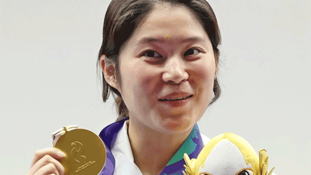 <b>추가은</b>, 아시아 신기록으로 한국 사격 첫 <b>금메달</b> 명중