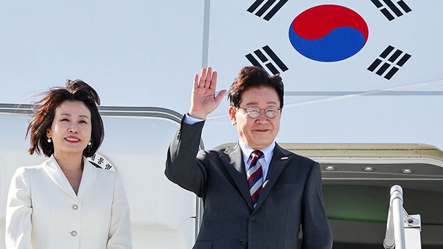 <b>이 대통령</b>, 미국 뉴욕 일정 마무리…<b>멕시코</b> 국빈 방문 위해 <b>출국</b>