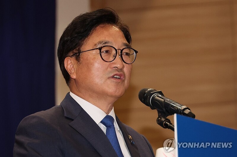 <b>우원식</b> "<b>국회의장</b> <b>후보</b> 선출, 이변이라 보지 않아"