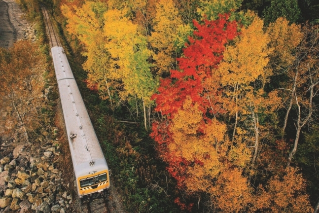 캐나다의 샤르르브아 열차/사진=캐나다 관광청제공