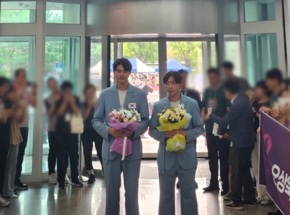 '대전의 아들' <b>오상욱</b>·<b>박상원</b> "성심당 뛰어넘는 선수 되겠다"