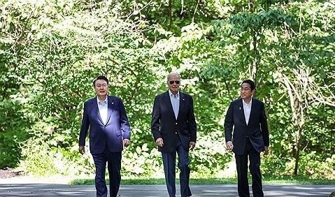 <b>한미일 정상</b>, 북 파병 대응 논의하기로…우크라 지원문제도 포함되나