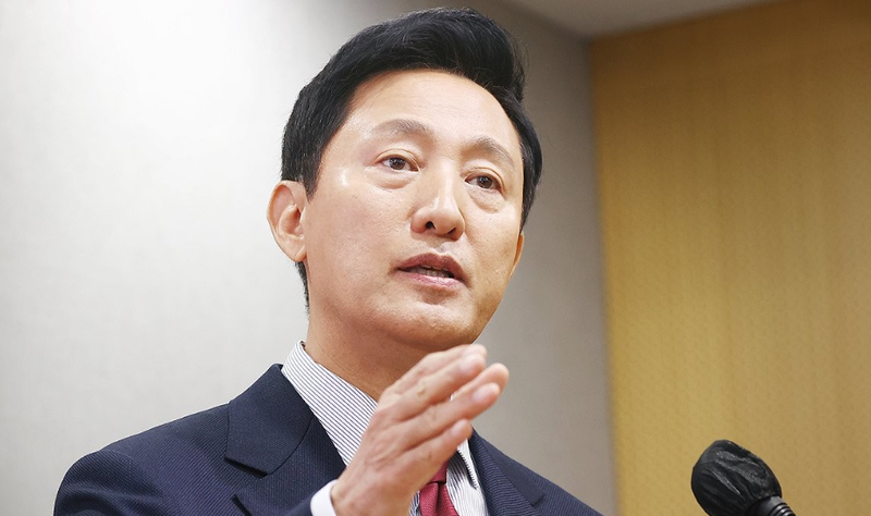 <b>오세훈</b> "<b>명태균</b> 여론조사? 의뢰한 적 없어…두 번 만남이 전부"