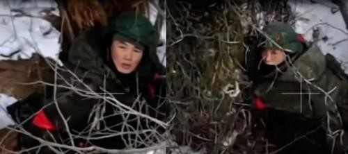 Soldiers believed to be North Korean troops spotted in Kursk. / Photo provided by the Ukrainian military