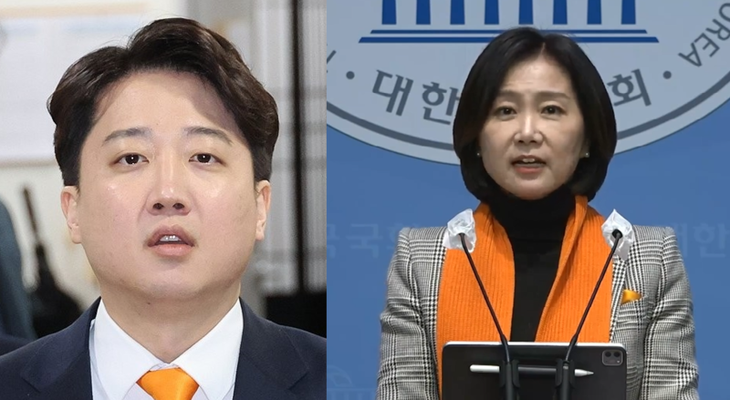 이준석 개혁신당 의원(왼쪽), 허은아 개혁신당 대표(오른쪽) / 사진=연합뉴스, MBN 방송캡처