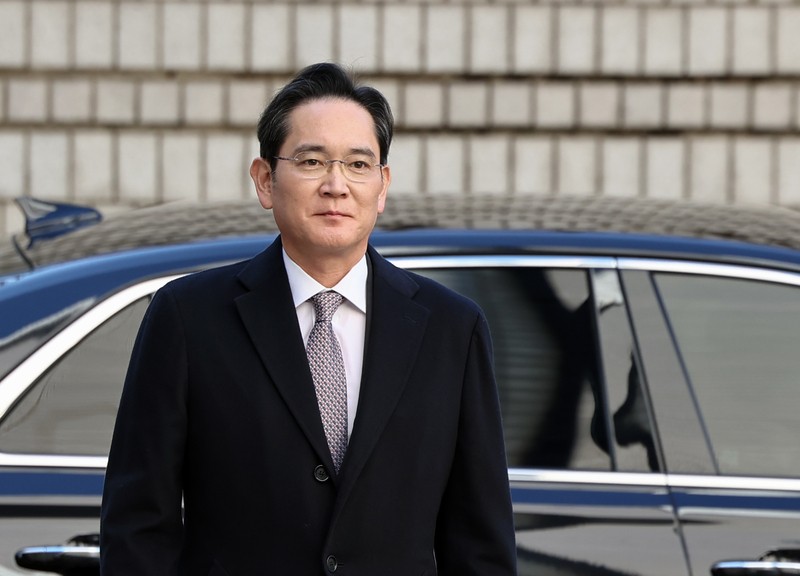 <b>이재용</b>, '<b>부당합병</b>' <b>항소심</b> 출석…분식회계 질문에 '묵묵부답'