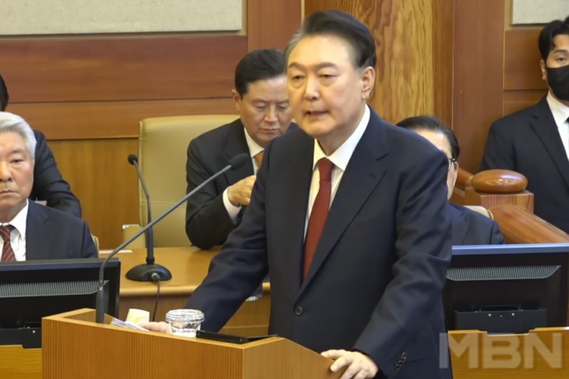 <b>윤 대통령</b> "<b>개헌</b> 추진"…<b>대통령</b>실 "실현돼 새 시대 열길"