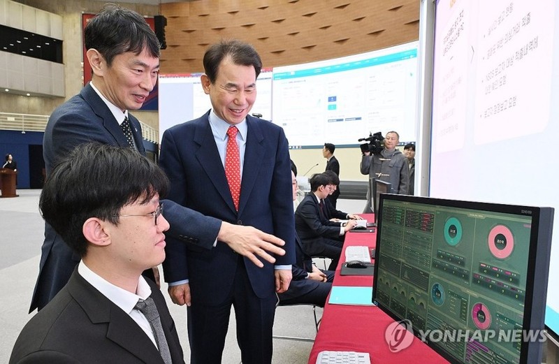 무차입 공매도 적출 시연 장면 / 사진 = 연합뉴스