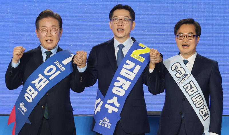 <b>이재명</b>, <b>자본시장 활성화</b> 간담회…김경수·김동연도 정책 행보