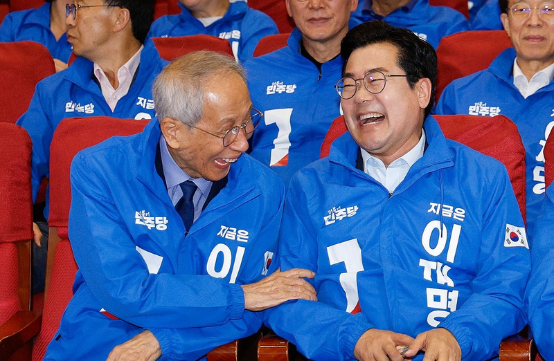 <b>출구조사</b> 결과에 박찬대 "내란 정권에 대한 국민의 불호령"