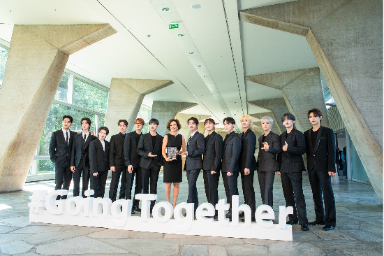 <b>세븐틴</b>, 세계 청년의 날 맞아 25만 달러 <b>유네스코</b>에 <b>기부</b>