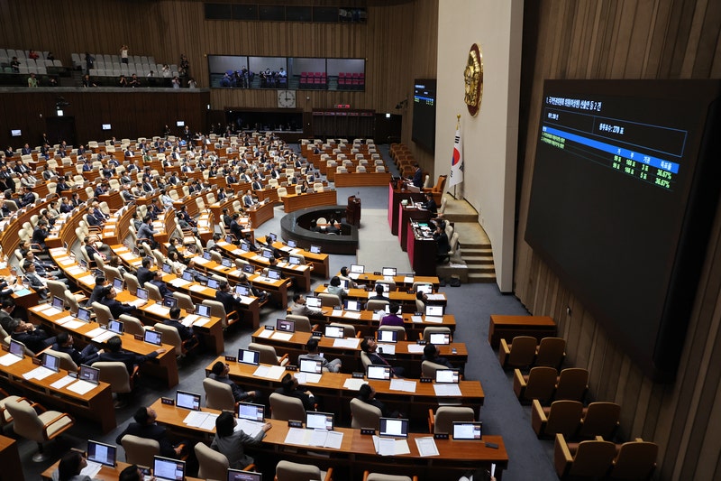 '국민의힘 추천' <b>인권위원 선출</b>안, 국회 본회의서 <b>부결</b>