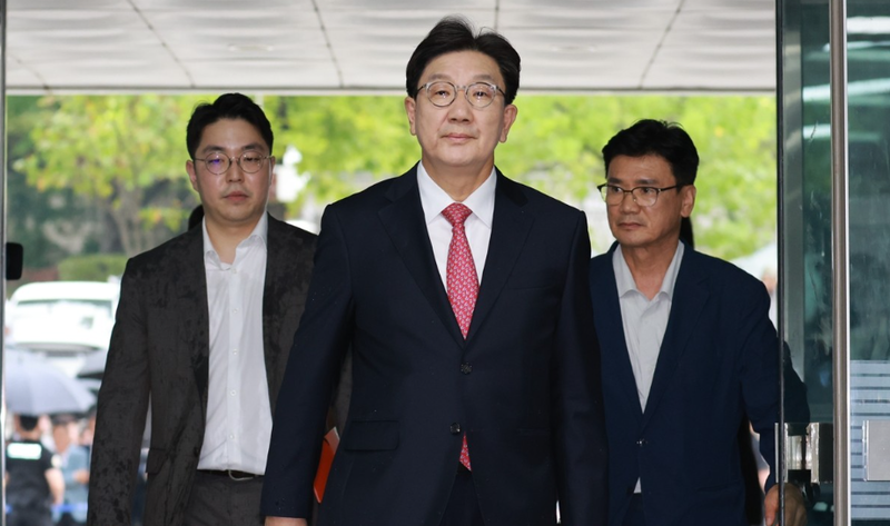 <b>구속</b>기로 선 <b>권성동</b> 의원 "이재명 특검 수사 거짓"
