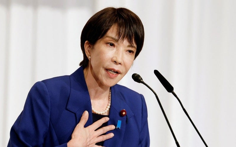 '여자 아베' <b>다카이치</b>, 자민당 <b>총재 당선</b>…첫 여성 총리 유력