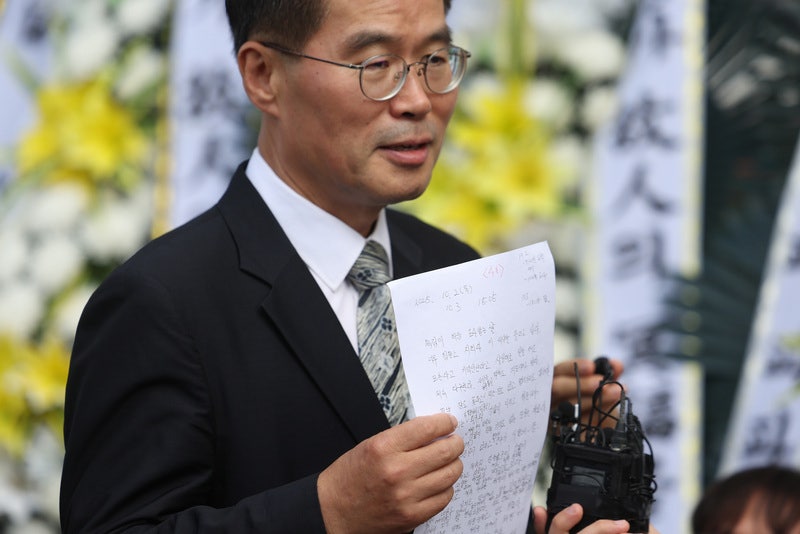 <b>사망</b> 양평 <b>공무원</b> 변호인 "조서에 허위 내용"…특검 고발 계획