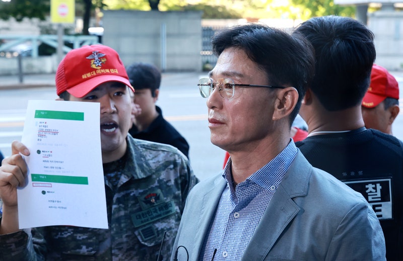 '<b>채해병</b> 과실치사 혐의' 임성근, 구속영장 심사 출석