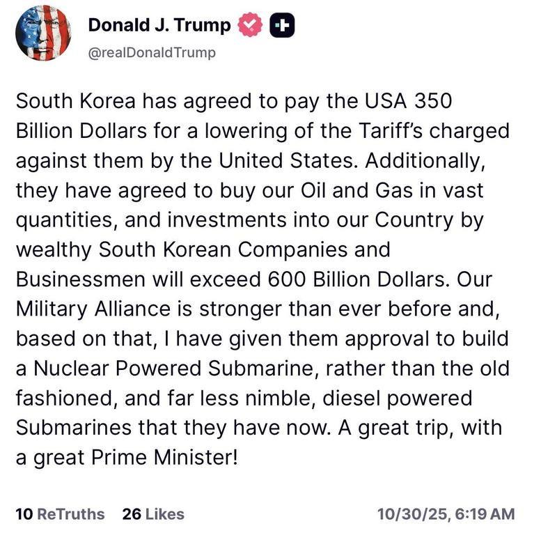 "훌륭한 국무<b>총리</b>"…<b>트럼프</b>, 이 대통령 '<b>총리</b>'로 썼다 수정