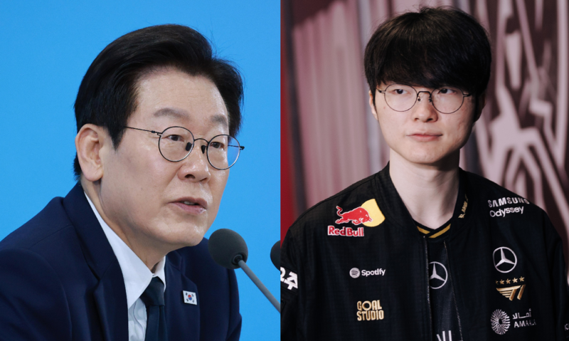이 대통령 "<b>T1</b>, e스포츠 역사에 길이 남을 쾌거"…<b>롤드컵 3연패</b> 축하