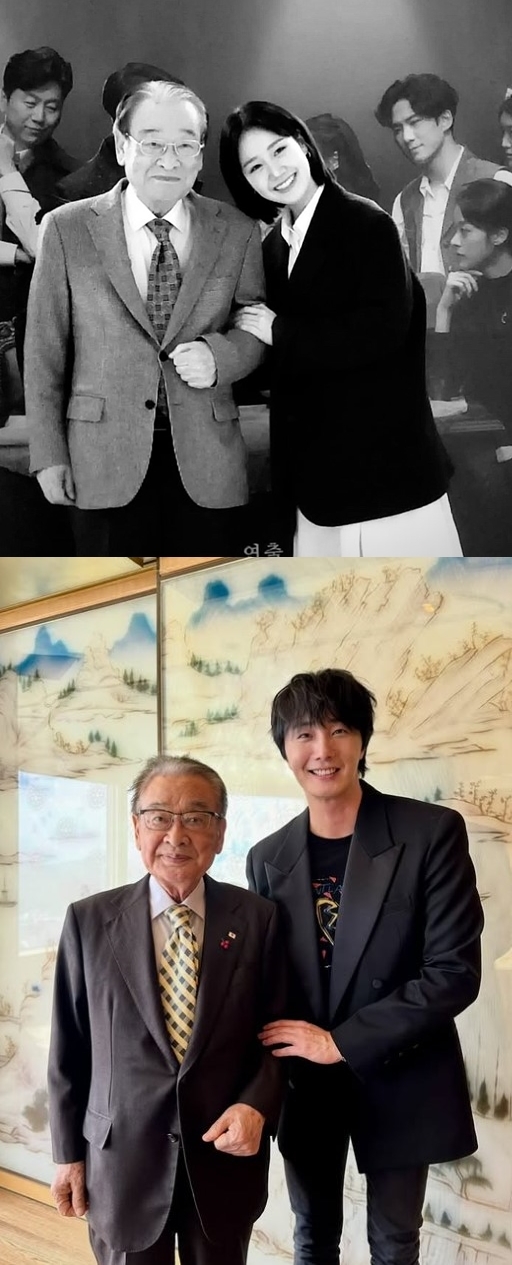 ‘<b>하이킥</b>’ 인연 정일우·진지희, 故 <b>이순재 추모</b> “사랑합니다 할아버...