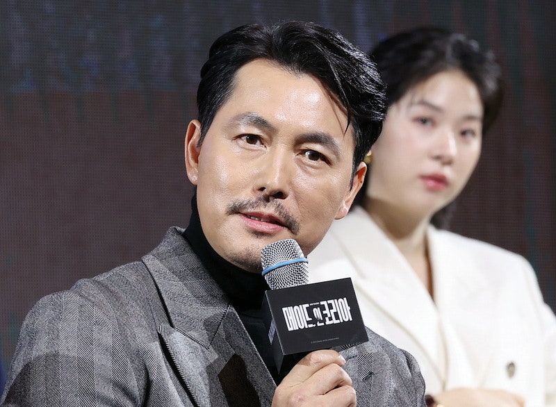 <b>정우성</b>, '혼외자 <b>논란</b>' 질문에 "의도는 알지만…"