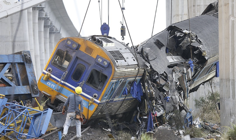 태국 열차 사고 현장 / 사진=EPA 연합뉴스