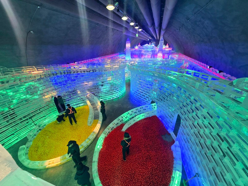 화천산천어축제 실내얼음조각광장 / 사진=화천군 제공