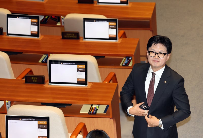 <b>한동훈</b> "선관위 외부감사 받아야"...<b>감사원법</b> 개정안 발의 예고