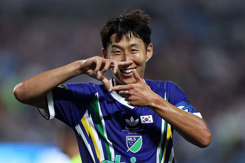 ‘35분 멀티골’ 손흥민, MLS 올스타전 MVP…<b>한국인</b> 최초