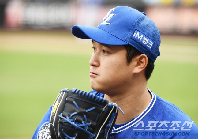 공 자국 그대로 있다 타구 직격, 70억 FA 오른팔에 남은 상처 → 1군 말소…강민호도 &apos;출전불가&apos; [부산체크]