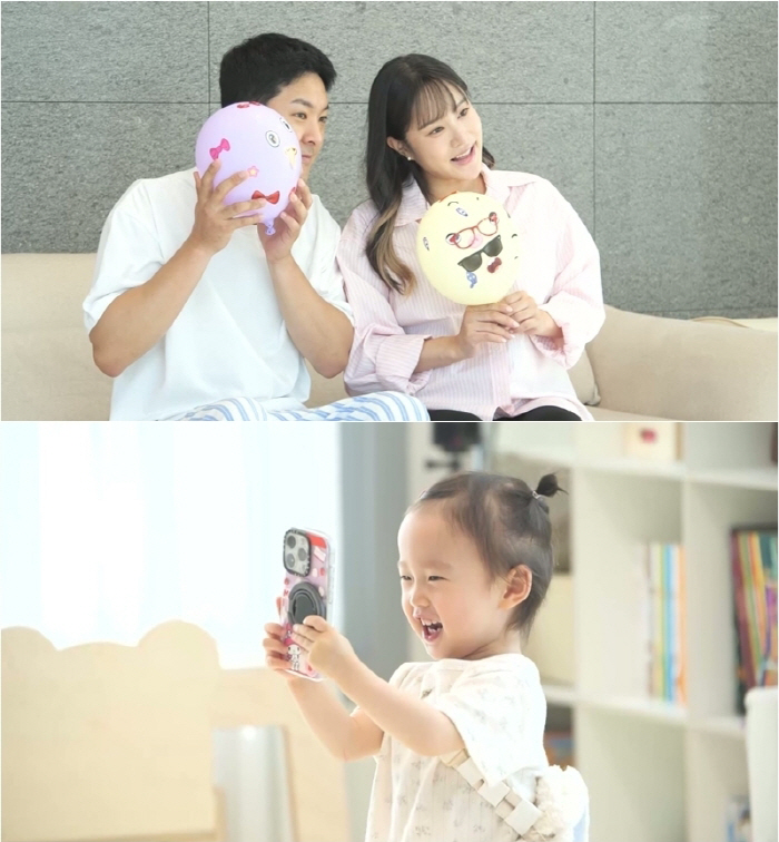 "DNA는 못 속여"…<b>헤이지니</b> 23개월 <b>딸 채유</b>, 캠들고 직접 촬영 "최연소 ...