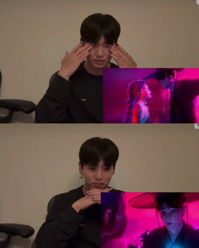 BTS Jungkook's Emotional Immersion in 'K-Pop Demon Hunters'