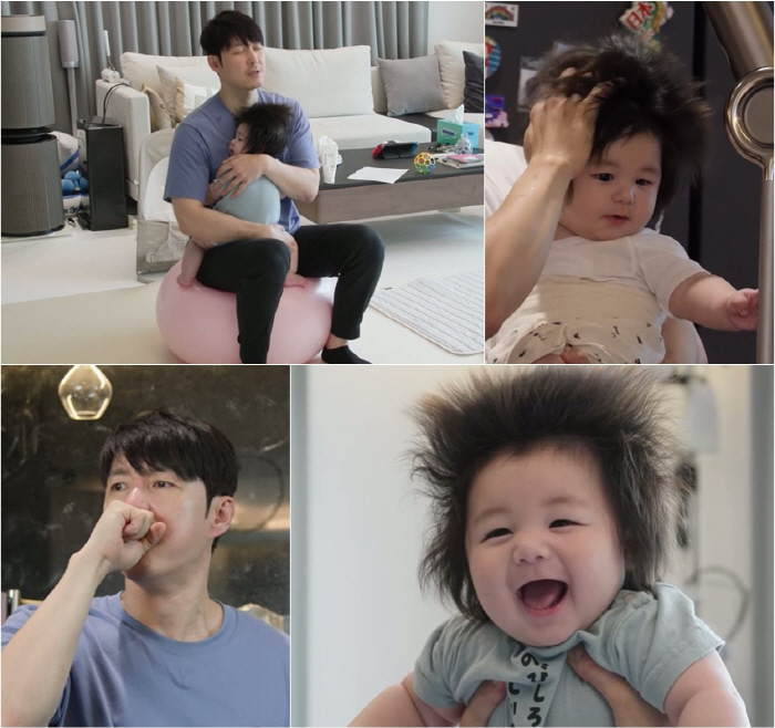 '47세 득남' 심형탁, 생후 5개월 子 독박육아 "1일 1식 중" ('<b>슈돌</b>')