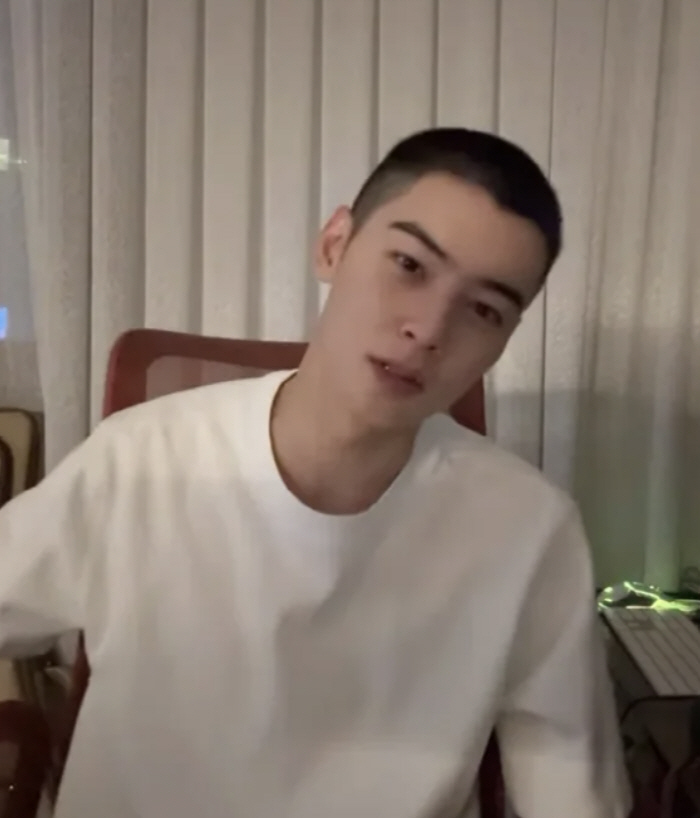 <b>차은우</b>, 28일 <b>군입대</b>→굴욕 없는 삭발 공개 "치열하게 살았다, 잊지말아...