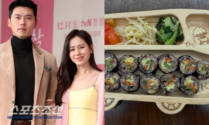 <b>손예진</b>, 현빈·3살 아들 위해 솜씨 뽐냈다..정성 가득 '김밥 <b>요리</b>사' ...