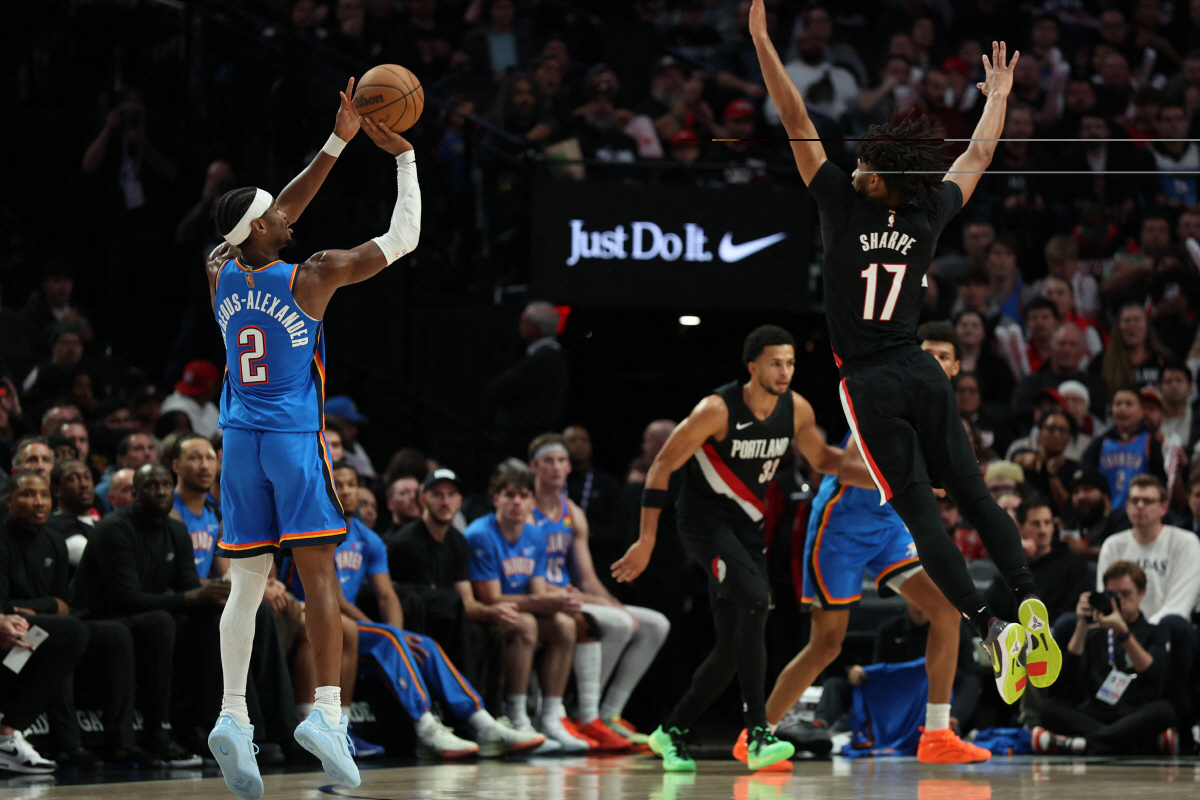 예상대로였다! 서부천하. 톱 5 모두 독식. 1위 OKC, 2위 덴버. <b>NBA</b> 주간 파...