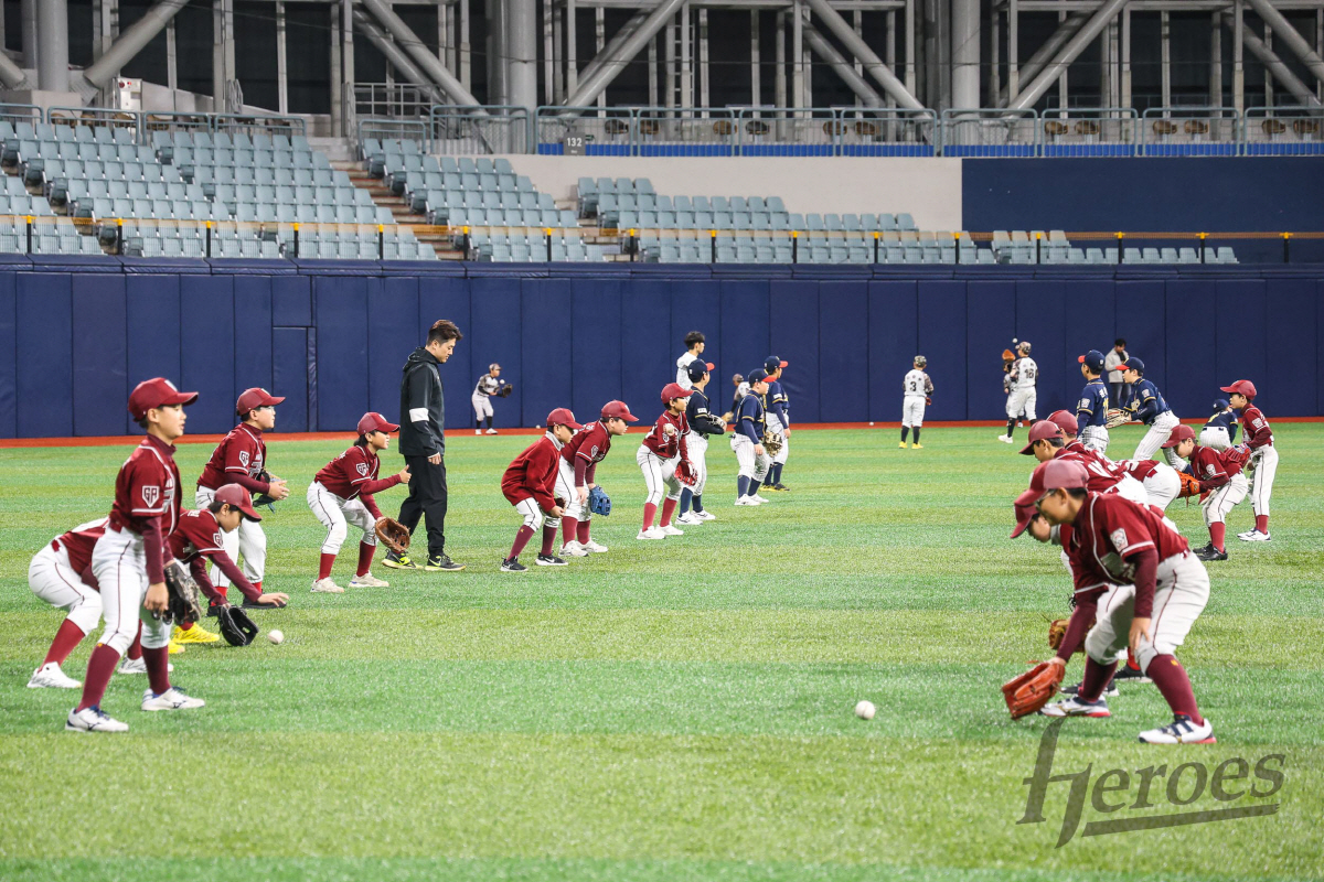 <b>키움 히어로즈</b>, 서울시설공단과 함께하는 일일<b>야구교실</b> 성료