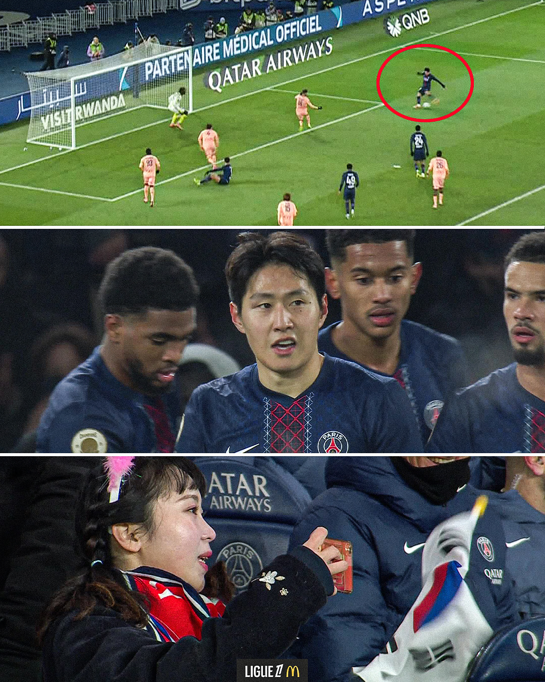 '<b>이강인</b> 가짜 9번'으로 <b>선발</b> 출전! PSG 팬들 LEE에 열광…"골 넣고 가장...