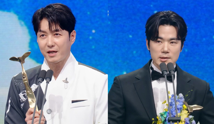<b>심형탁</b>+子하루·김강우, '<b>신인상</b>' 수상 "아내 덕분에 받는 상" ('KBS 연...