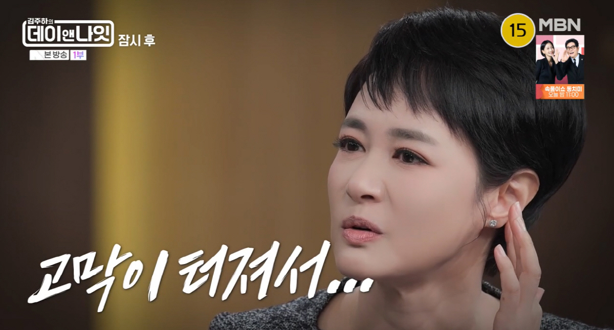 <b>김주하</b>, 결국 청력 잃었다 "전 남편이 때려 한쪽 고막 파열"