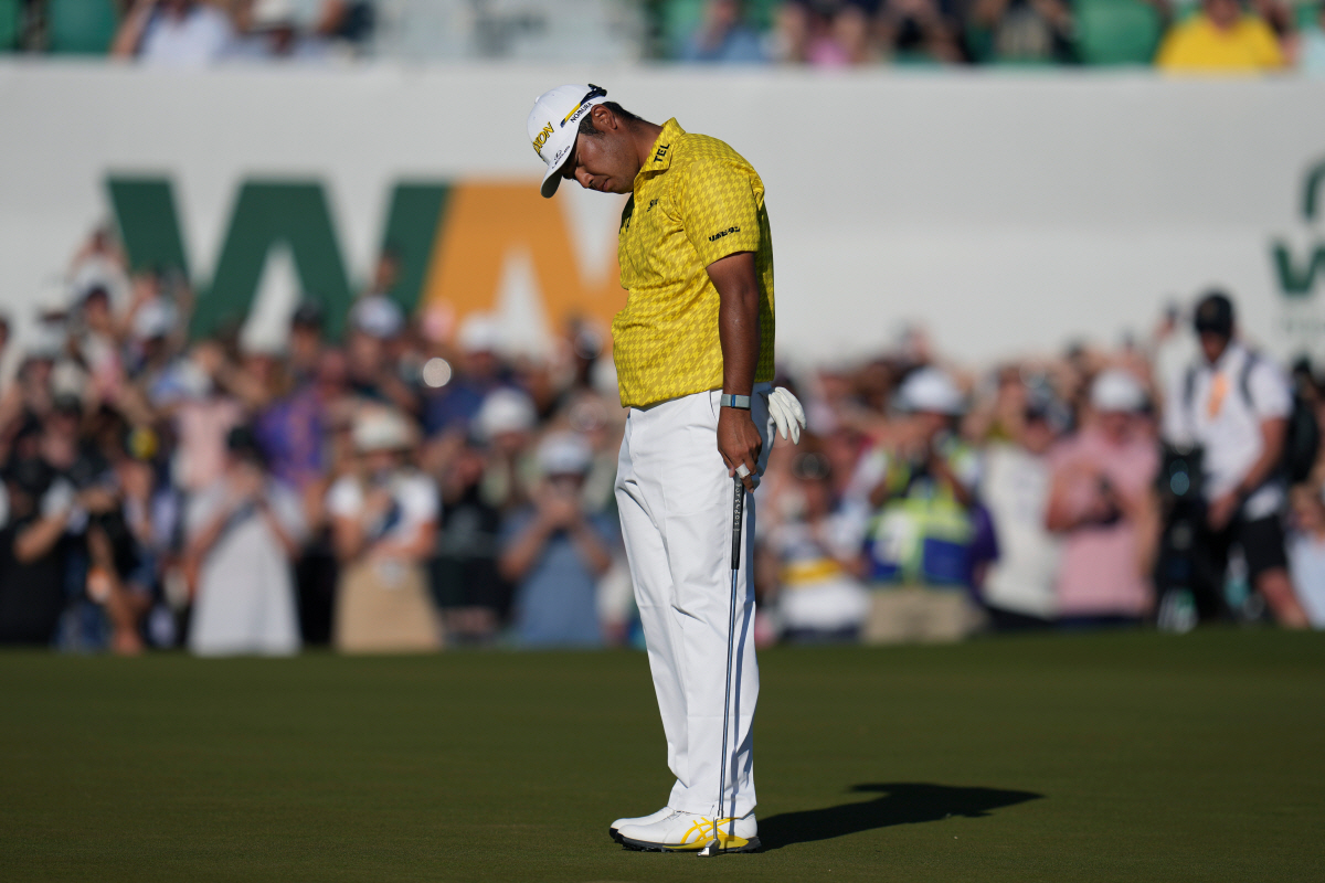 피닉스오픈 준우승 마쓰야마, PO '티샷 중단' 충격적 이유 밝혀졌다 "스...