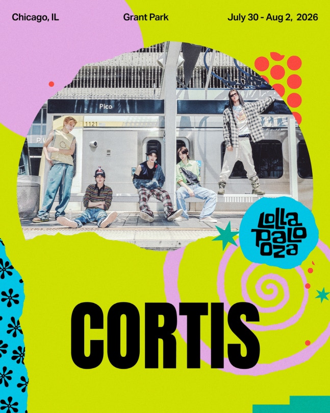 《CORTIS》成為唯一K-POP男團亮相羅拉帕盧札，展現美國音樂節全新魅力