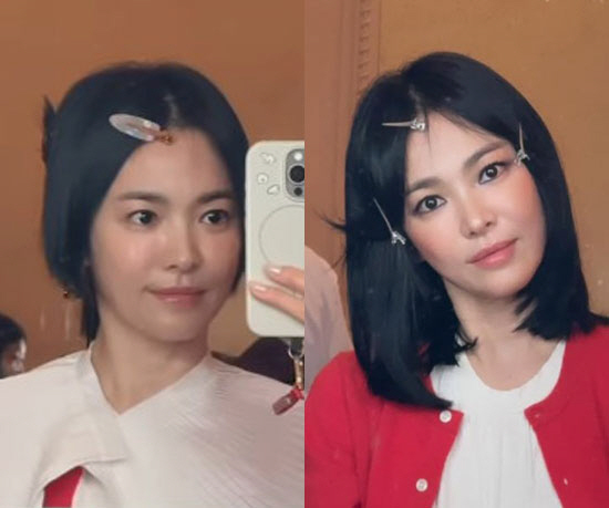 <b>송혜교</b>, 파리서 '<b>남사친</b>'과 데이트 후 본업 모먼트…180도 바뀐 '반전 민...