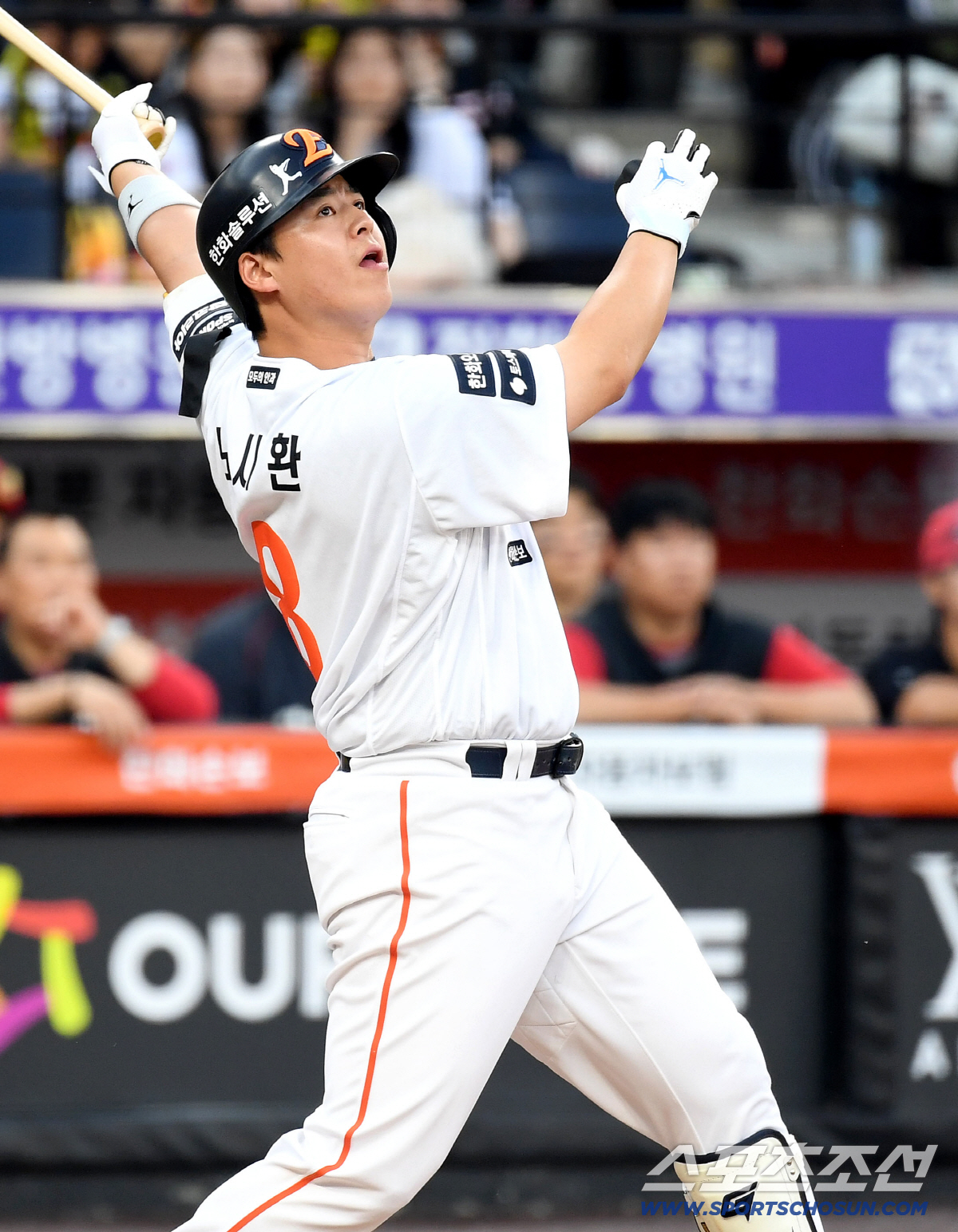 '백스크린 직격' 3G 연속 홈런 노시환, 완전히 감 잡았나...이게 307억 투자의 이유다 [대전 현장]