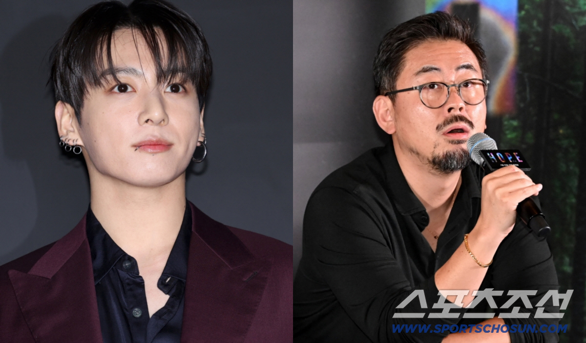 BTS 정국, '<b>호프</b>' 극찬 편에 섰다 "주먹 쥐고 봐"...나홍진도 즉각 화답