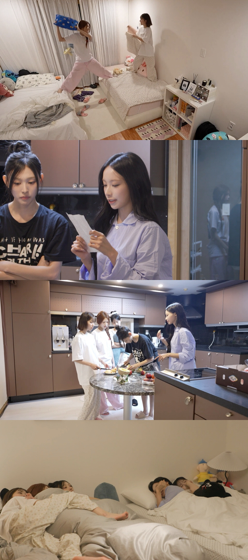 <b>리센느</b>, 99평 NEW 숙소에도 '러그버그' 생활 "각자 방 생겼지만, 한 공간...